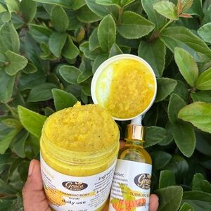 Grace Turmeric Body Scrub and Oil Duo - Vibrant